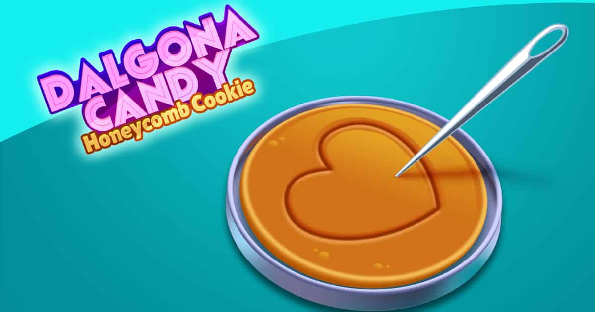 Dalgona Candy Honeycomb Cookie Kam